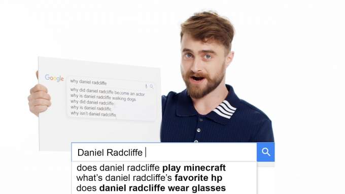 Деніел Редкліфф (Гаррі Поттер) відповідає на найпопулярніші питання про себе в інтернеті (частина 2)