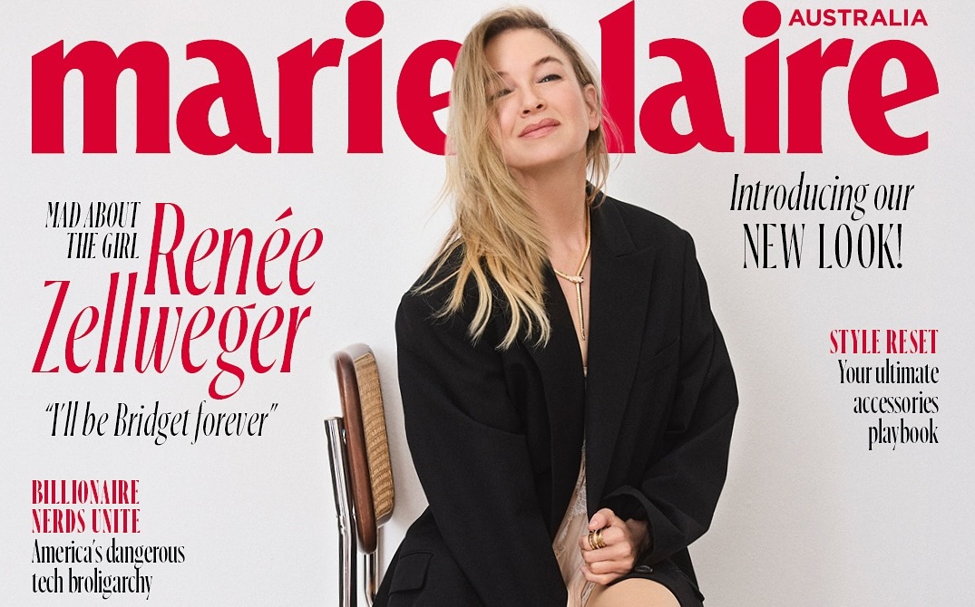 Рене Зеллвегер прикрасила обкладинку Marie Claire Australia